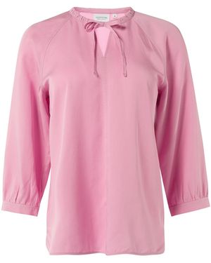 comma casual identity Bluse - Pink