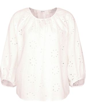 Seidensticker Bluse Schwarze Rose - Weiß