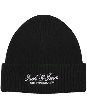 Jack & Jones Mütze Jacnapa - Schwarz