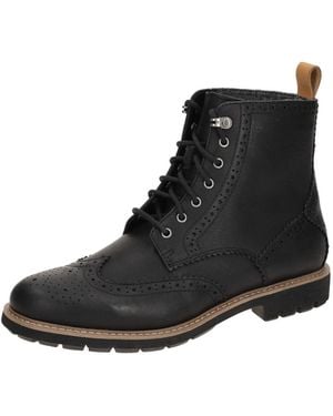 Clarks Boots Batcombe Lord Stiefel Full Brogue 26134857 - Schwarz