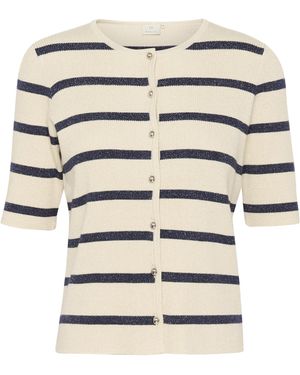 Kaffe Strickjacke 'Kamorita' - Weiß