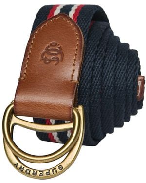 Superdry & Co Gürtel Heritage - Blau