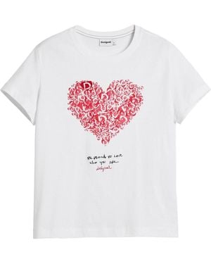 Desigual T-Shirt - Weiß