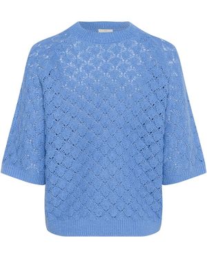 Kaffe Pullover Kakani - Blau