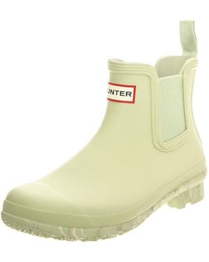 HUNTER Stiefel Original Chelsea Boot Marble Muffled - Natur