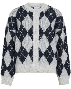Vila Strickjacke Vikarley - Blau