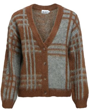 Object Strickjacke Objpipsy - Braun