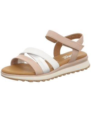 Gabor Sandale Sandalette Damen 82.844.20 Textil - Natur