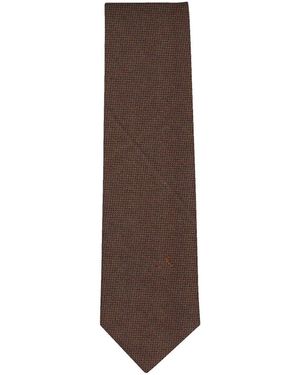 REAL GUYS Krawatte, Elegantes, Zeitloses Design - Braun