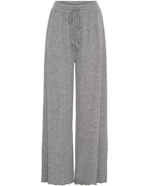 Seamless Basic Hose Barbera Merino - Grau