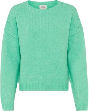 Camel Active Strickpullover Aus Einem Wollmix - Grün