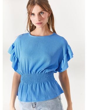 Olalook Bluse - Blau