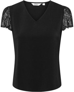 ONLY Bluse Onllorien - Schwarz