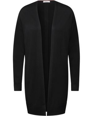 Cecil Langer Basic Cardigan - Schwarz