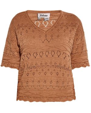 SIDONA Pullover - Braun