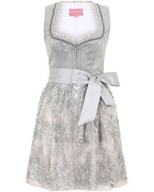 Krüger Madl Dirndl - Grau