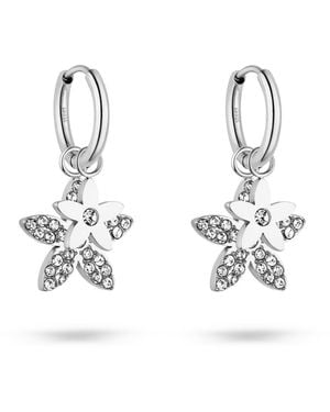 Tamaris Ohrringe The New Glitter Flower - Weiß