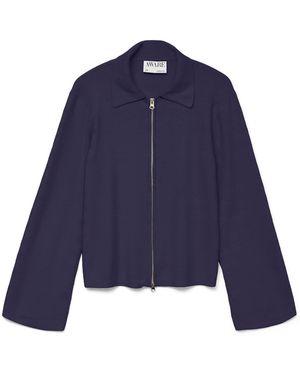 Aware Strickjacke Vmhanna - Blau