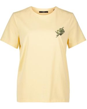 Zero Shirt Mit Rückprint - Gelb