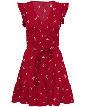 ONLY Kleid Onlhillary - Rot