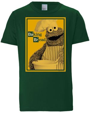 Logoshirt T-Shirt Sesamstrasse - Grün