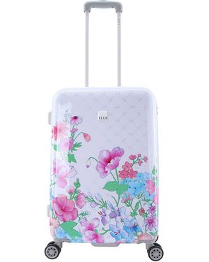 Elle Reisegepäck 'flower' - Weiß