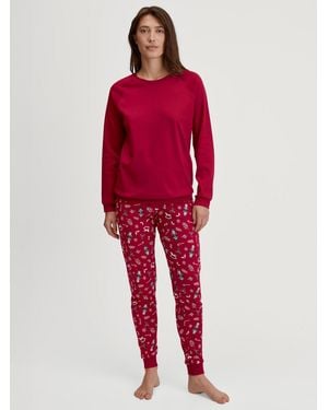 CALIDA Pyjama Family & Friends - Rot
