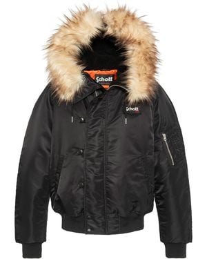 Schott Nyc Übergangsjacke - Schwarz