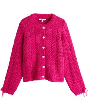 Next Strickjacke - Pink