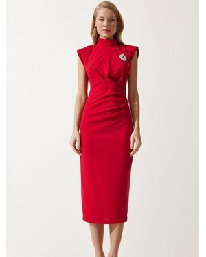 Happiness İstanbul Kleid - Rot