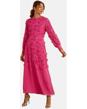 Love & Roses Kleid - Pink