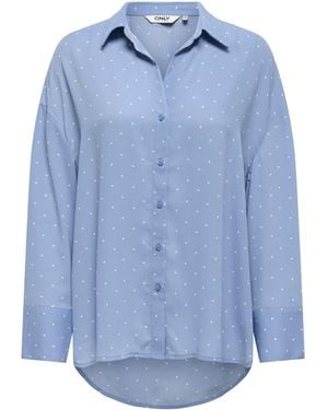 Only Petite Bluse Onloregon - Blau