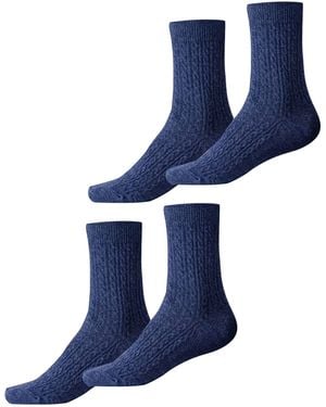 Millo Socken Cosy Twist - Blau