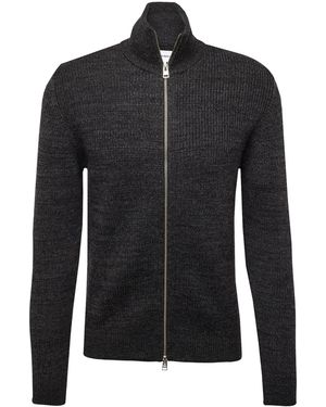 Norse Projects Strickjacke Hagen - Schwarz
