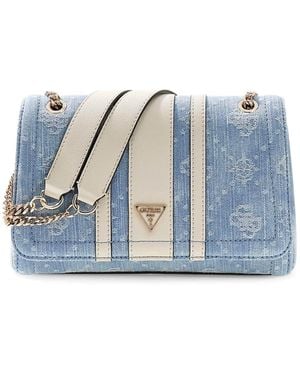 Guess Schultertasche Noelle - Blau