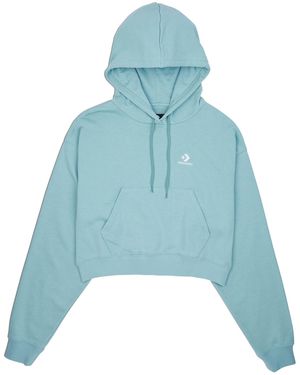 Converse Kapuzensweatshirt WOMEN'S CHUCK TAYLOR BOXY HOODIE (1-tlg) - Blau
