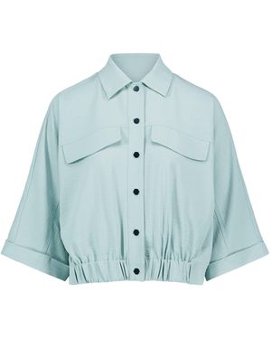 Zero Casual-Blazer Mit 3/4 Arm - Blau