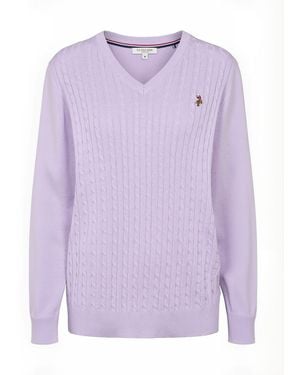 U.S. POLO ASSN. Sweater Uwbell - Lila