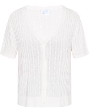 usha BLUE LABEL Strickjacke - Weiß