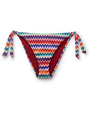 Calzedonia Bikinihose Vibrant Chevron - Rot