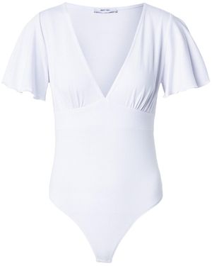 /about You Shirtbody - Weiß