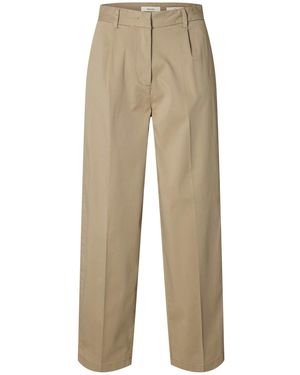 SELECTED Hose Slfbarrel Mille - Natur