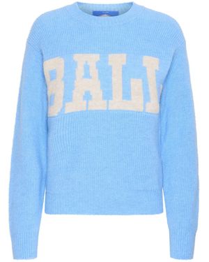 Ball Strickpullover Bastacy Pullover - Blau