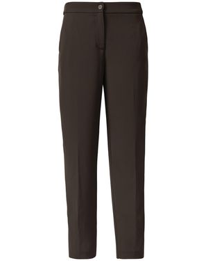 Comma, Bügelfaltenhose - Schwarz