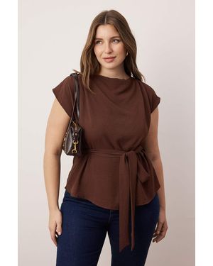 Trendyol Bluse - Braun