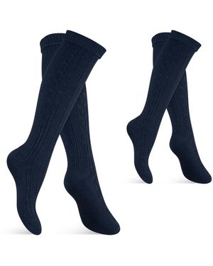 celodoro Kniestrümpfe Tradition - Blau