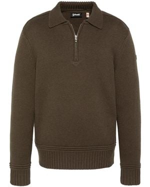 Schott Nyc Pullover - Grün