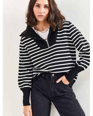 Bianco Lucci Pullover - Schwarz