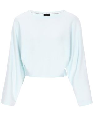 DreiMaster Klassik Bluse Classic - Blau