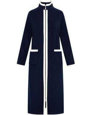 FERAUD PARIS Fraud Paris Morgenmantel Fleece - Blau